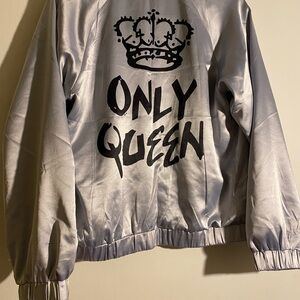 Silver "Only Queen" Women's Jacket
